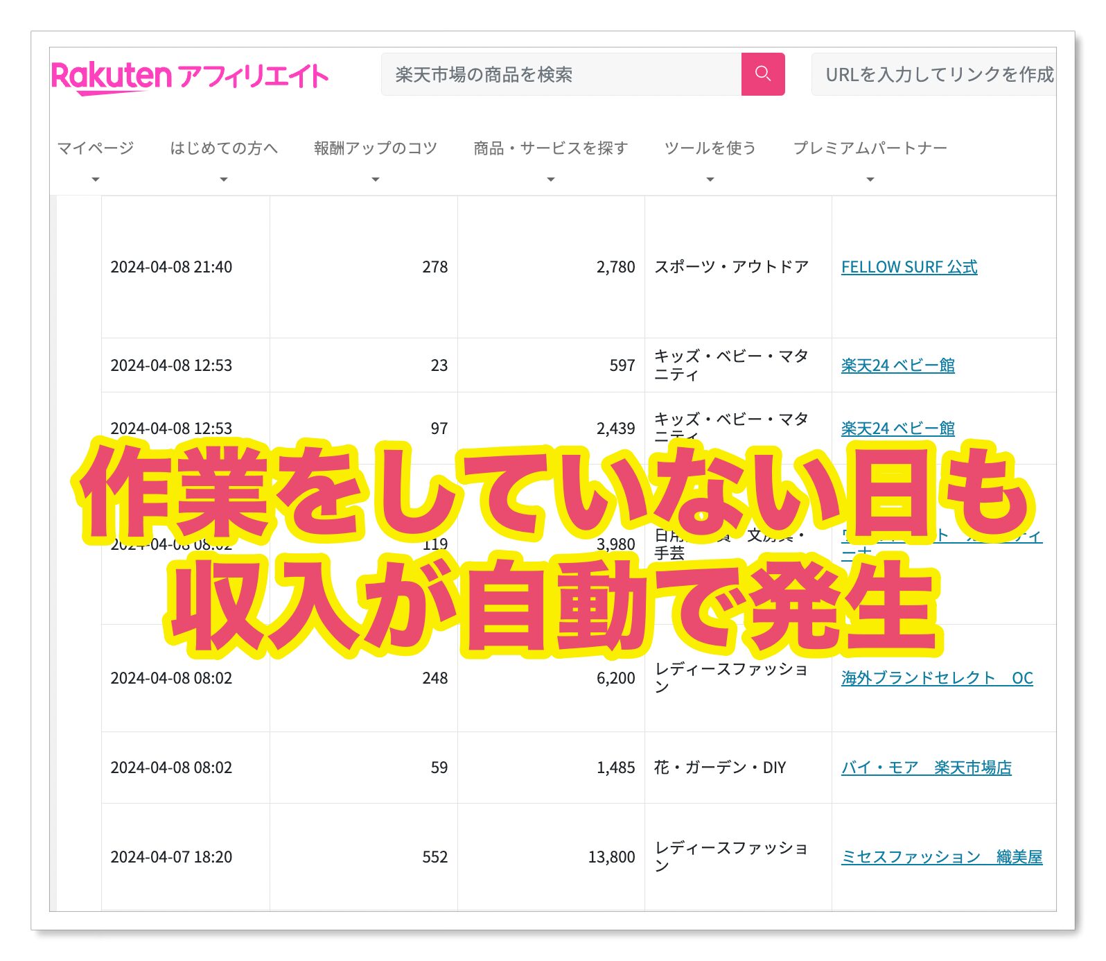 楽天アフィリ,インスタ,ブログ,スレッズ