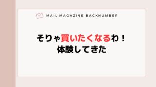 そりゃ買いたくなるわ！体験してきたー